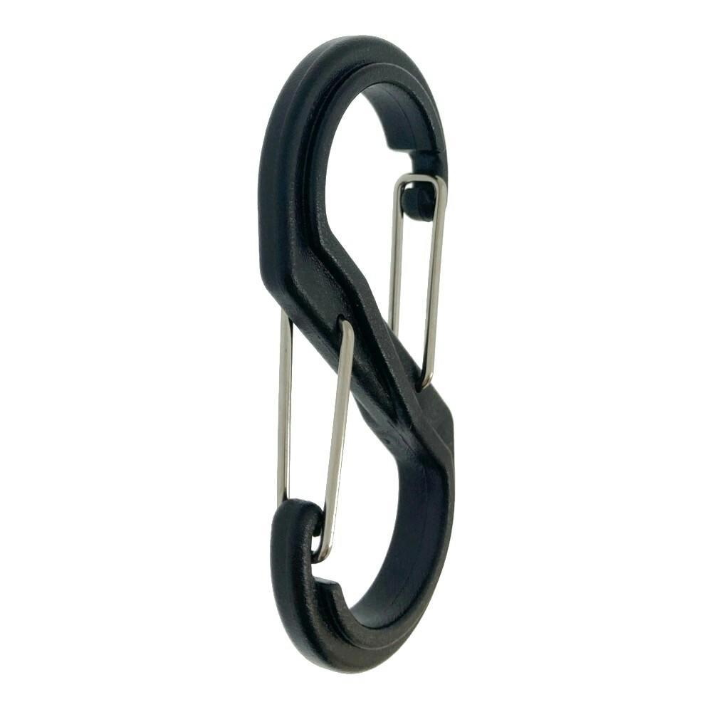 カインズ S型カラビナ 小 ブラック | ねじ・くぎ・針金・建築