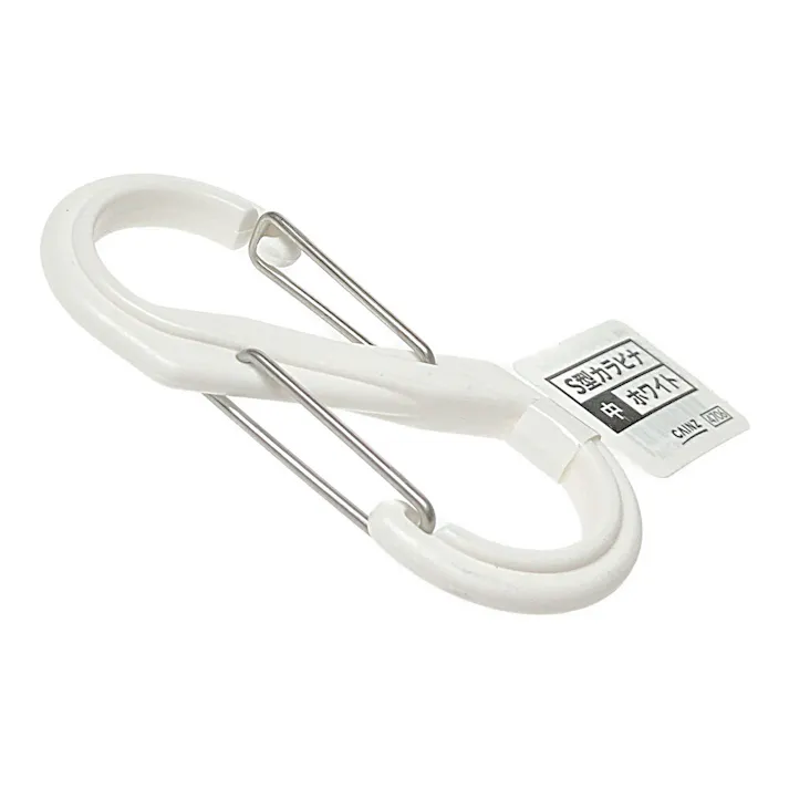 カインズ S型カラビナ 中 ホワイト