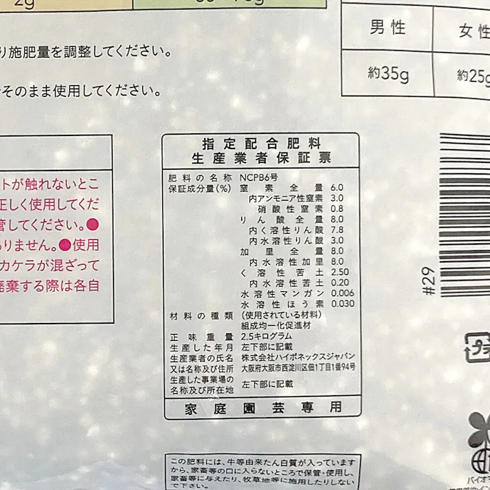 カインズ Minoka みのか 野菜を育てる肥料 2.5kg