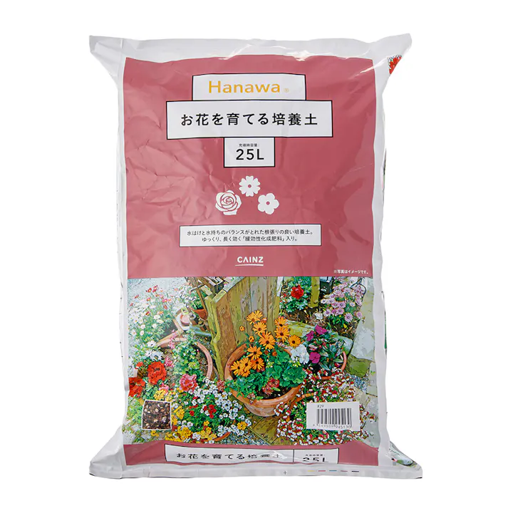 カインズ Hanawaお花を育てる培養土 25L A