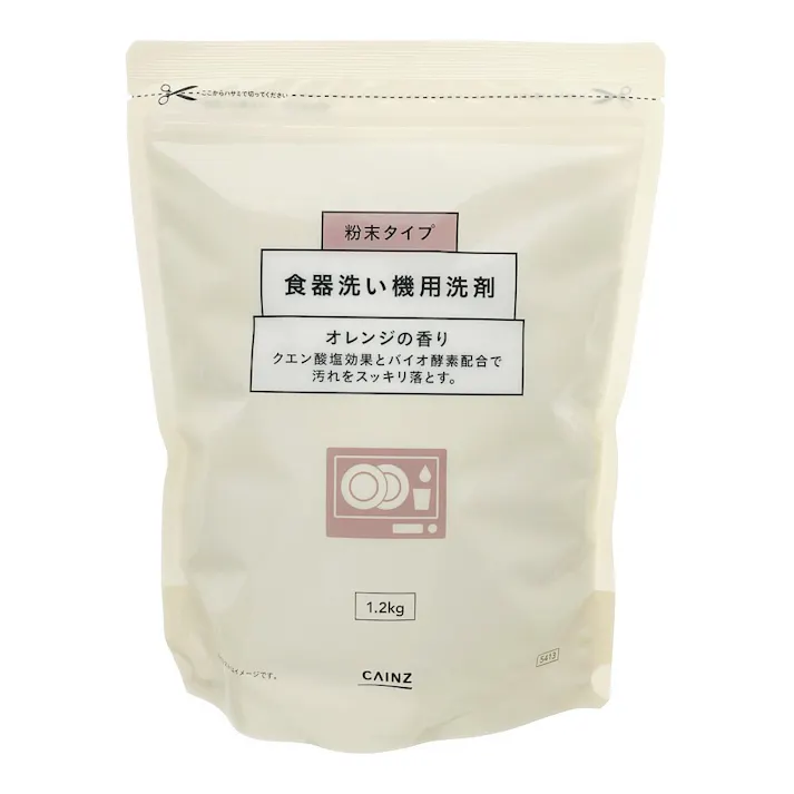 CAINZ 食器洗い機用洗剤 オレンジの香り 1200g