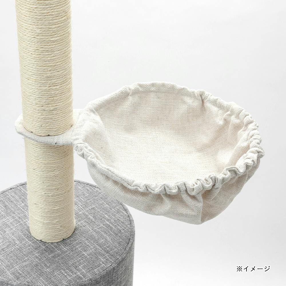 連結できるキャットインテリアタワー ハイタワー グレー