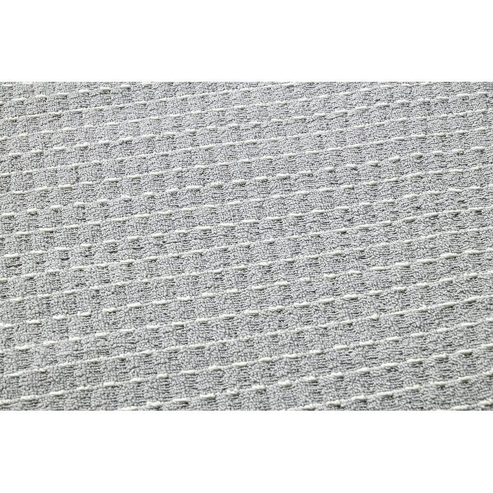 制菌防臭防ダニ平織カーペット ストライプ グレー 6畳 | ラグ 