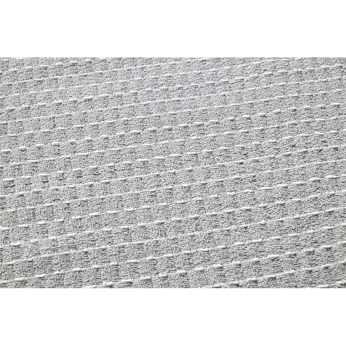 制菌防臭防ダニ平織カーペット ストライプ グレー 6畳