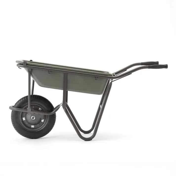 カインズ コンテナを載せやすいスリム一輪車 ノーパンク CKI-03DGN