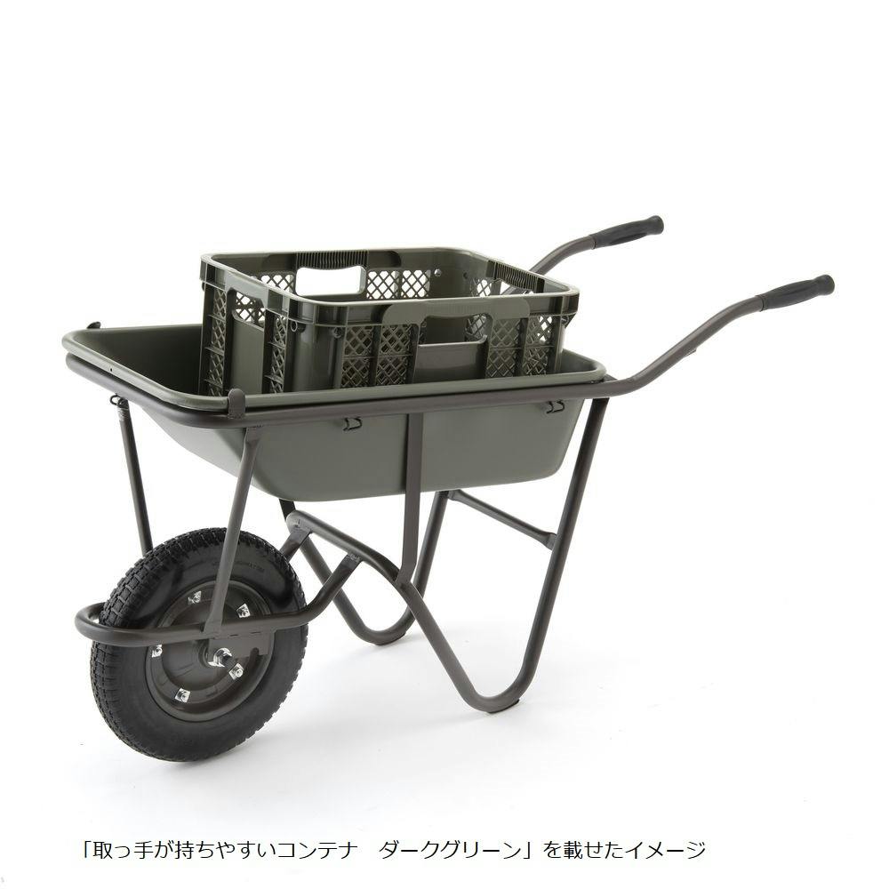 カインズ コンテナを載せやすいスリム一輪車 ノーパンク CKI