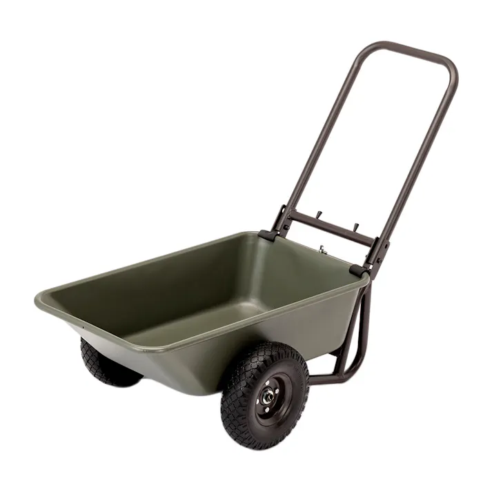 カインズ コンテナを載せやすい折りたたみスリム二輪車 ノーパンク CKN-01DGN