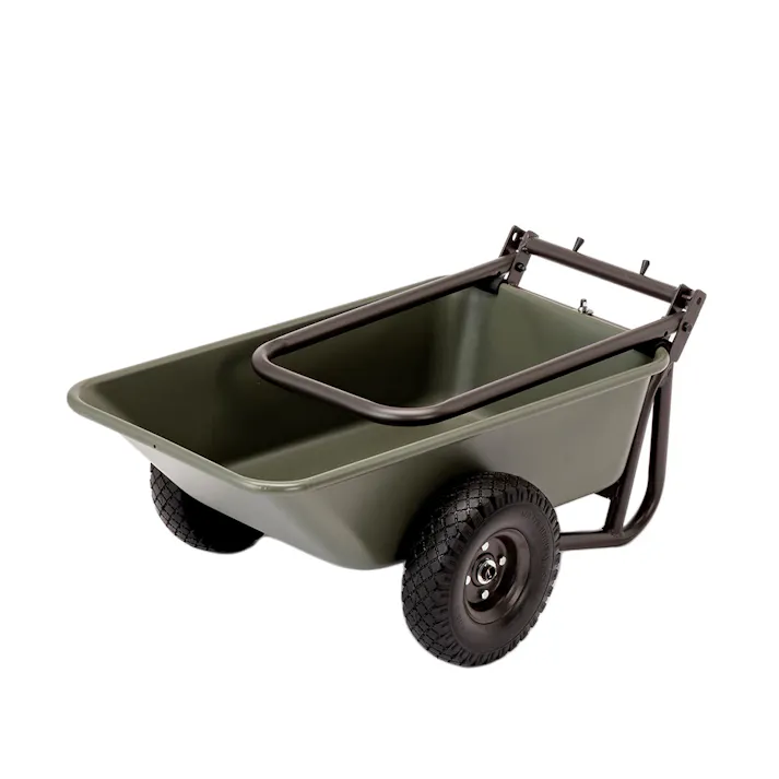 カインズ コンテナを載せやすい折りたたみスリム二輪車 ノーパンク CKN-01DGN