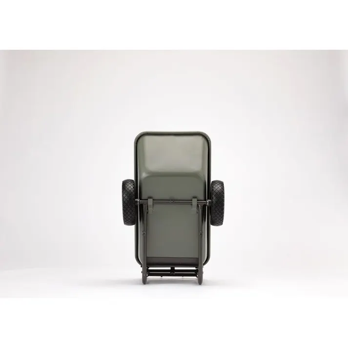 カインズ コンテナを載せやすい折りたたみスリム二輪車 ノーパンク CKN-01DGN