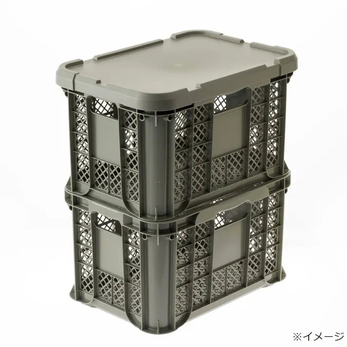 カインズ 採集コンテナ用フタ ダークグリーン 耐荷重3kg