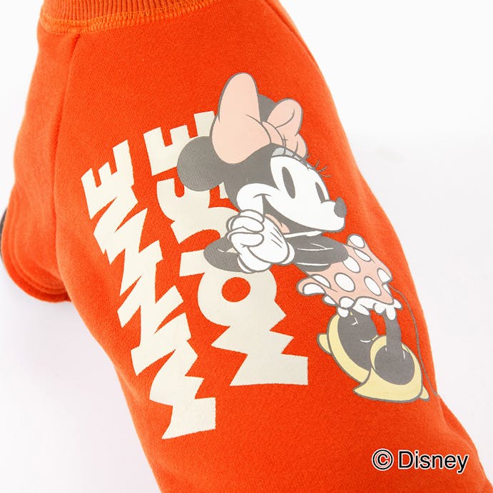 【送料無料】スウェット ミニーマウス オレンジ Sサイズ ペット服(犬の服)(販売終了)