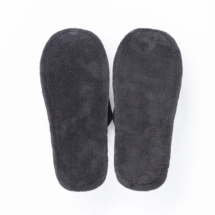 履いて歩くだけで掃除もできる スリッパ ライングリーン L(販売終了)