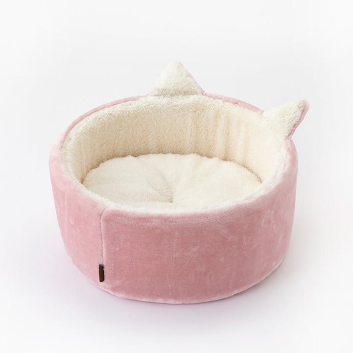 【2023秋冬】猫丸型ベッド ジャンボ MIZUKUMO ピンク(販売終了)