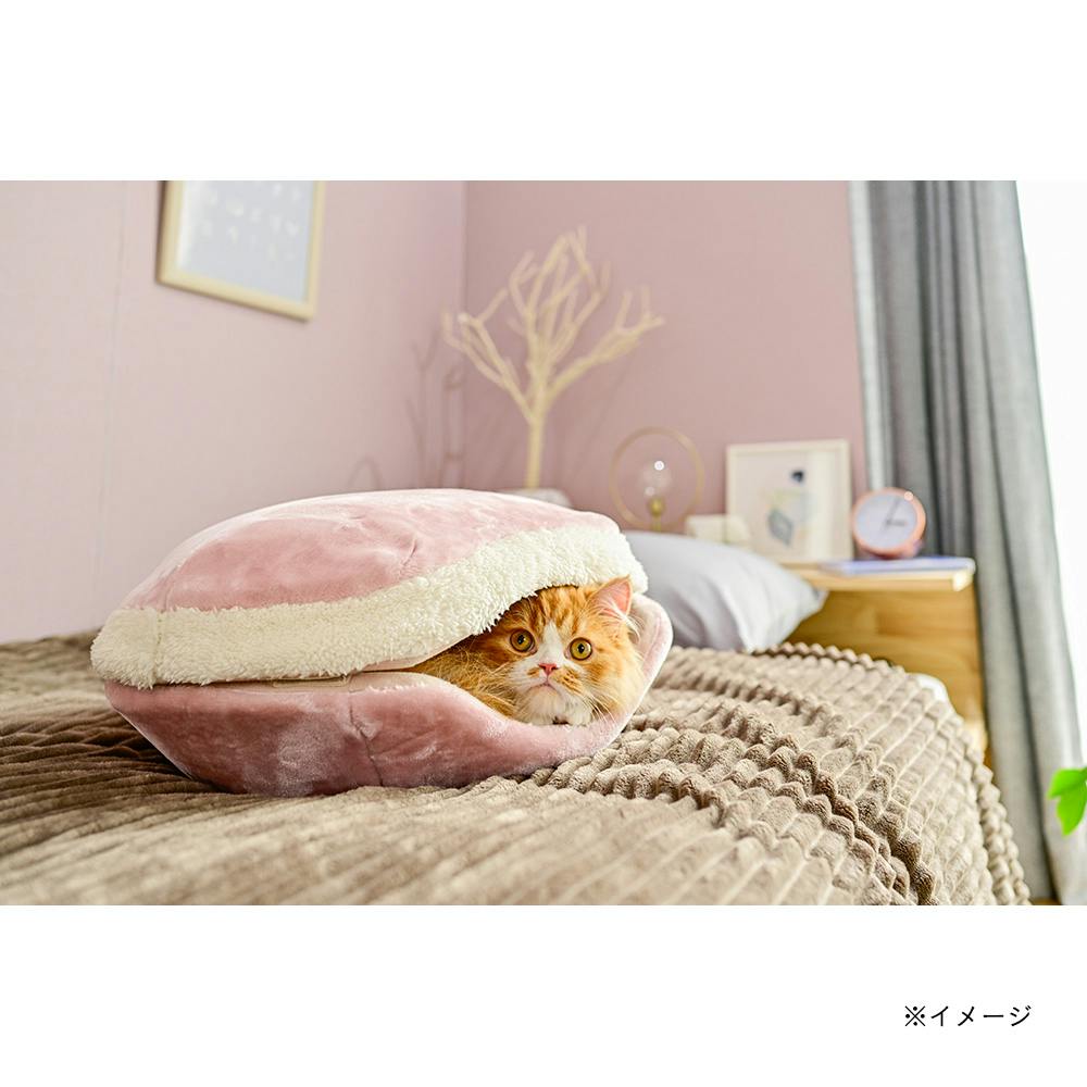 2023秋冬】猫シェルベッド MIZUKUMO ピンク | ペット用品（犬 