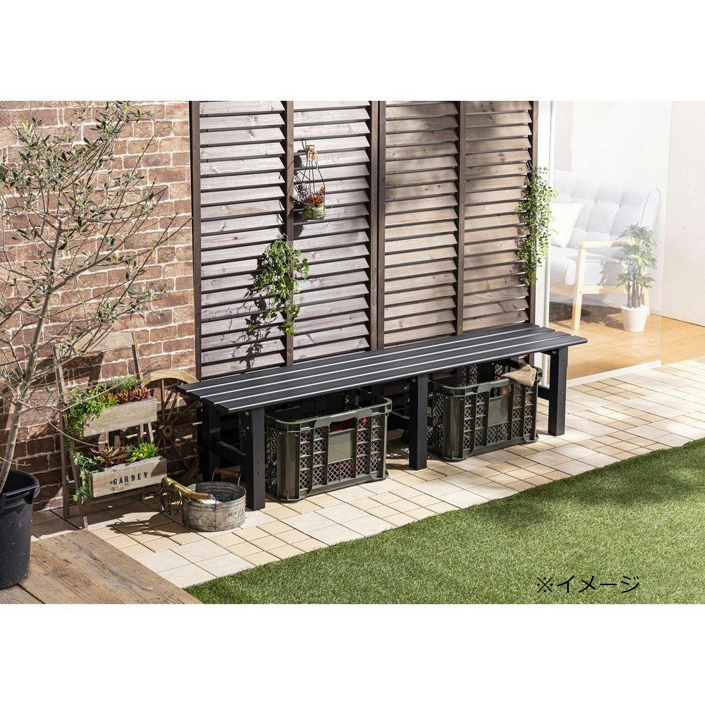 【美品】カインズ 人工木アルミ縁台 幅90cm ブラック CLB-7 美品】カインズ 人工木アルミ縁台 幅90cm ブラック CLB-7 - メルカリ
