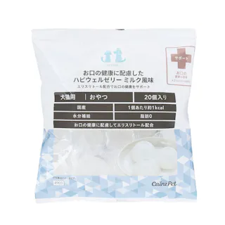 お口の健康に配慮したハピウェルゼリー ミルク風味 20個入