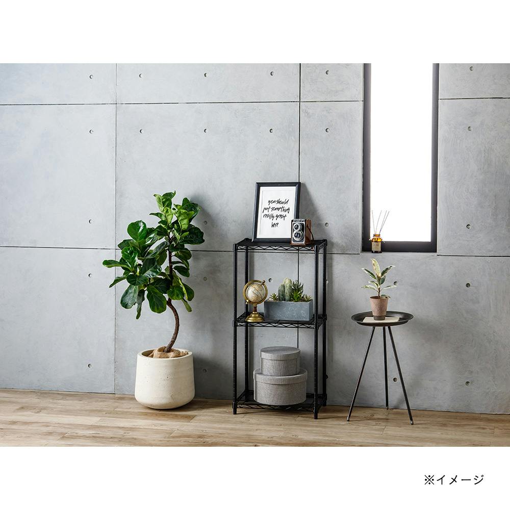 KRE MS 3D　シェルフ　3段　ブラック　スチール Amazon｜スチールラック収納ラック金属パーティションシェルフ