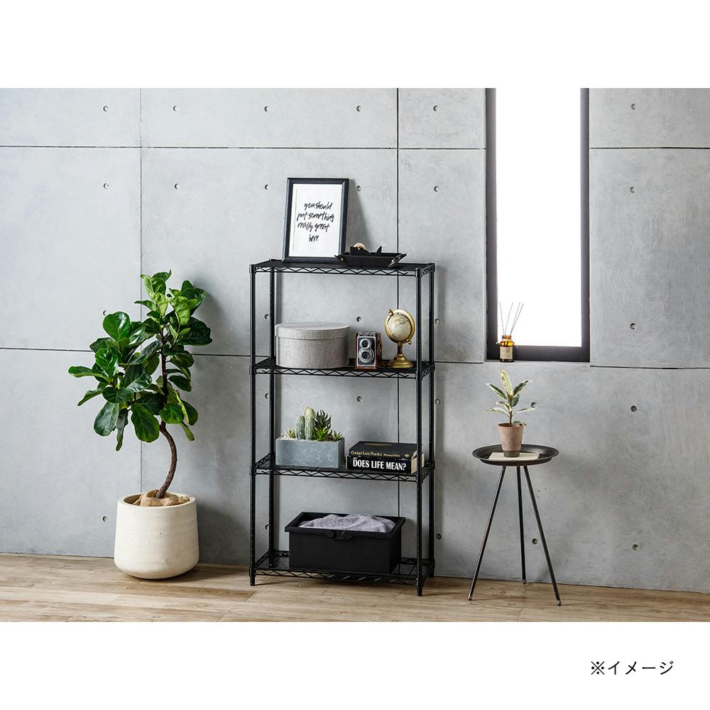 インテリアシェルフ67 4段 MB5 | スチールラック・メタル製ラック 通販