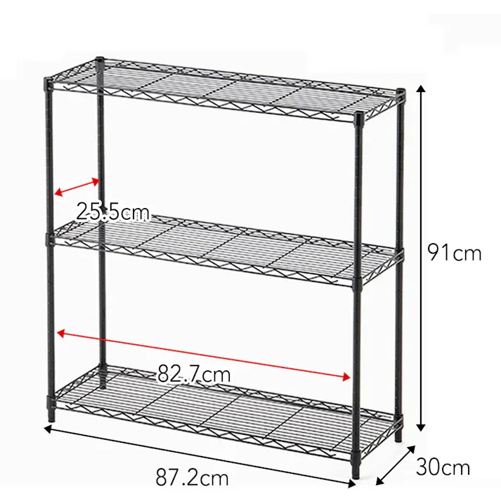 インテリアシェルフ87 3段 MB7