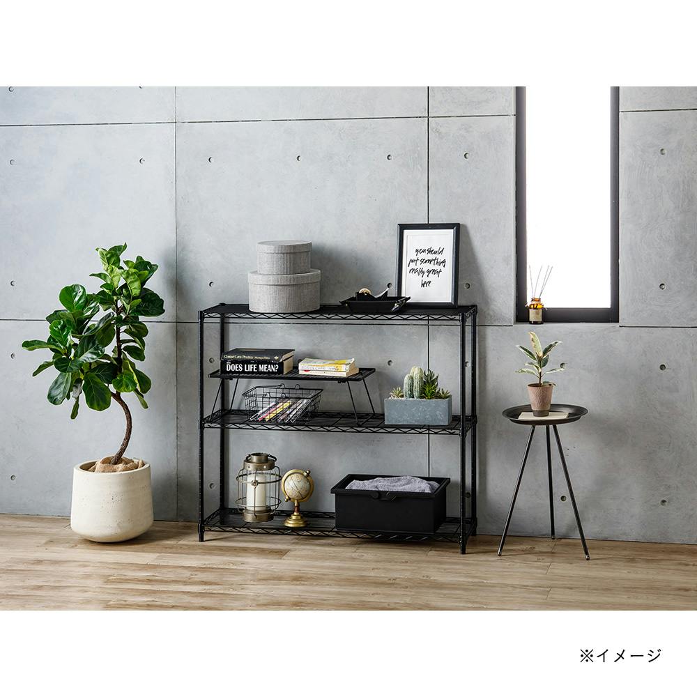 インテリアシェルフ107 3段 MB10 | スチールラック・メタル製ラック