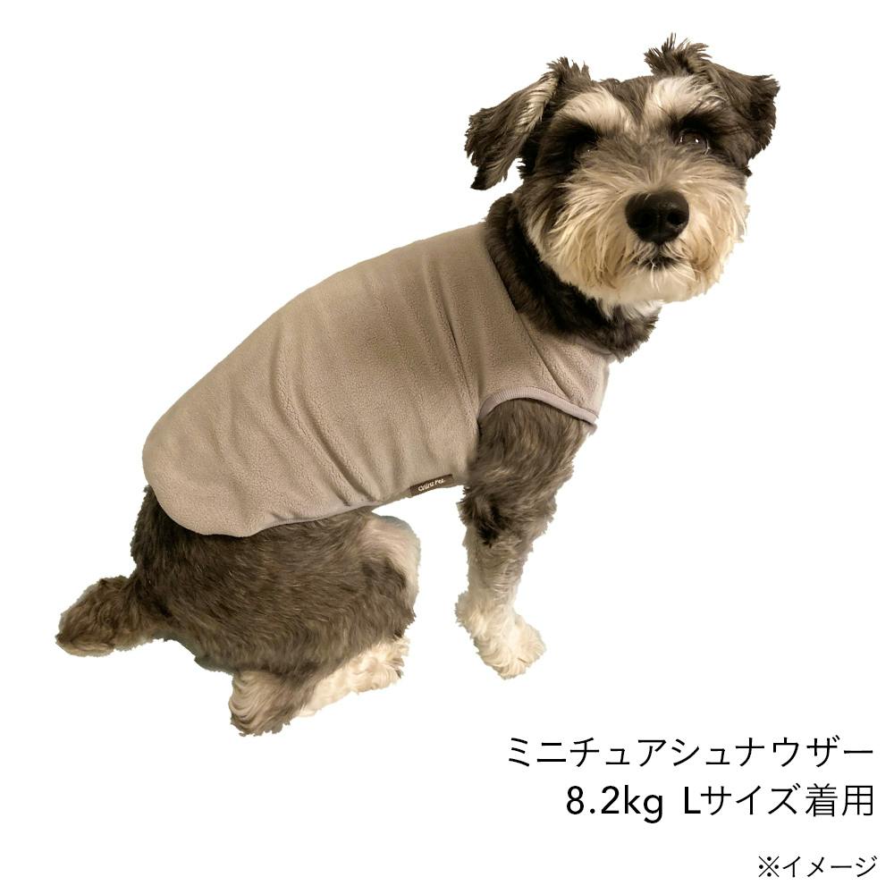 送料無料】フリース裏地付カットソー グレー SDサイズ ペット服(犬の服