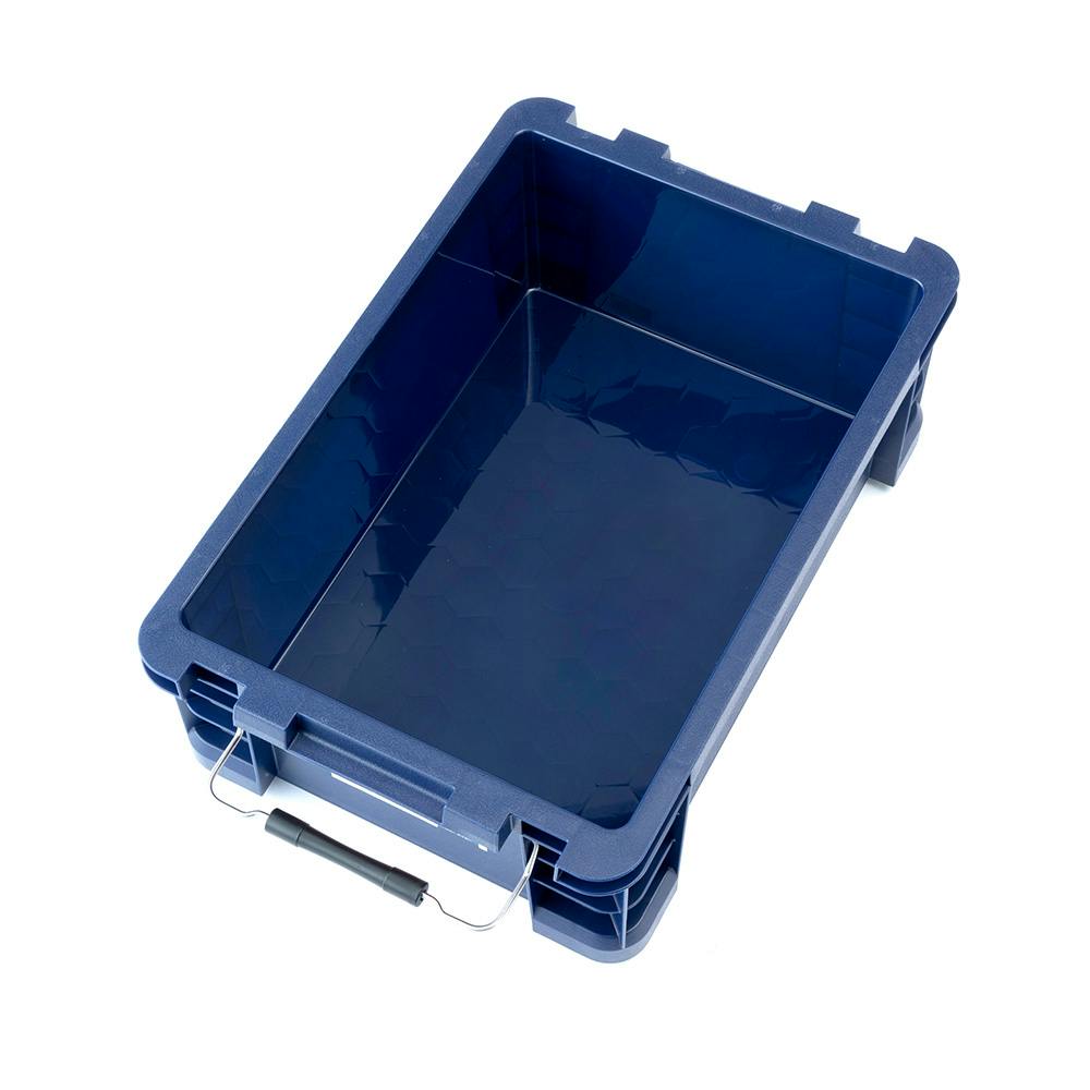 ずとまよ　コンテナ　ネイビー 山田化学 折りたたみコンテナM90 ネイビー 4954 1個（直送品） - アスクル