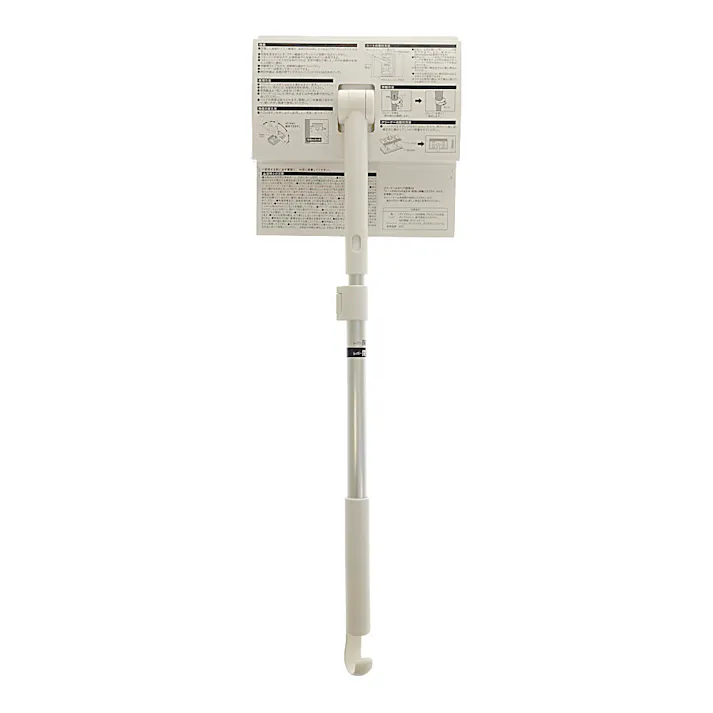 シートがつけられる天井・床洗い伸縮バスブラシ