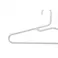 襟元が伸びにくく衣類がすべりにくいランドリーハンガー 3本組 ホワイト