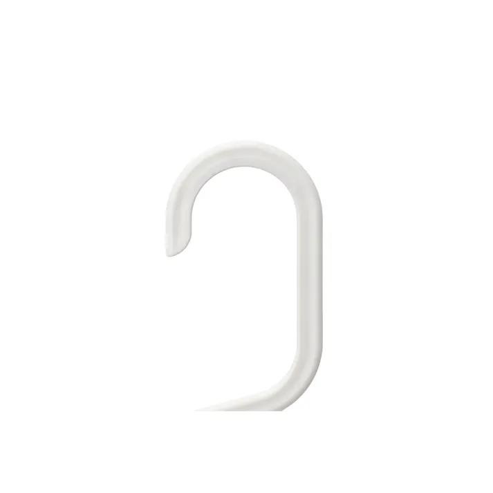 襟元が伸びにくく衣類がすべりにくいランドリーハンガー 3本組 ホワイト