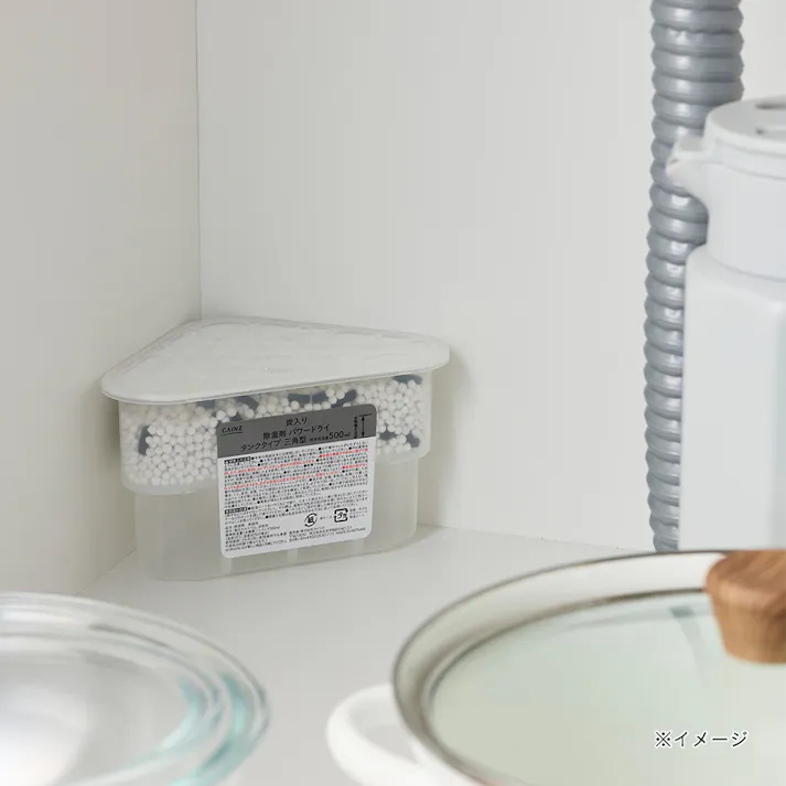 パワードライ三角型炭入り500ml×4個パック