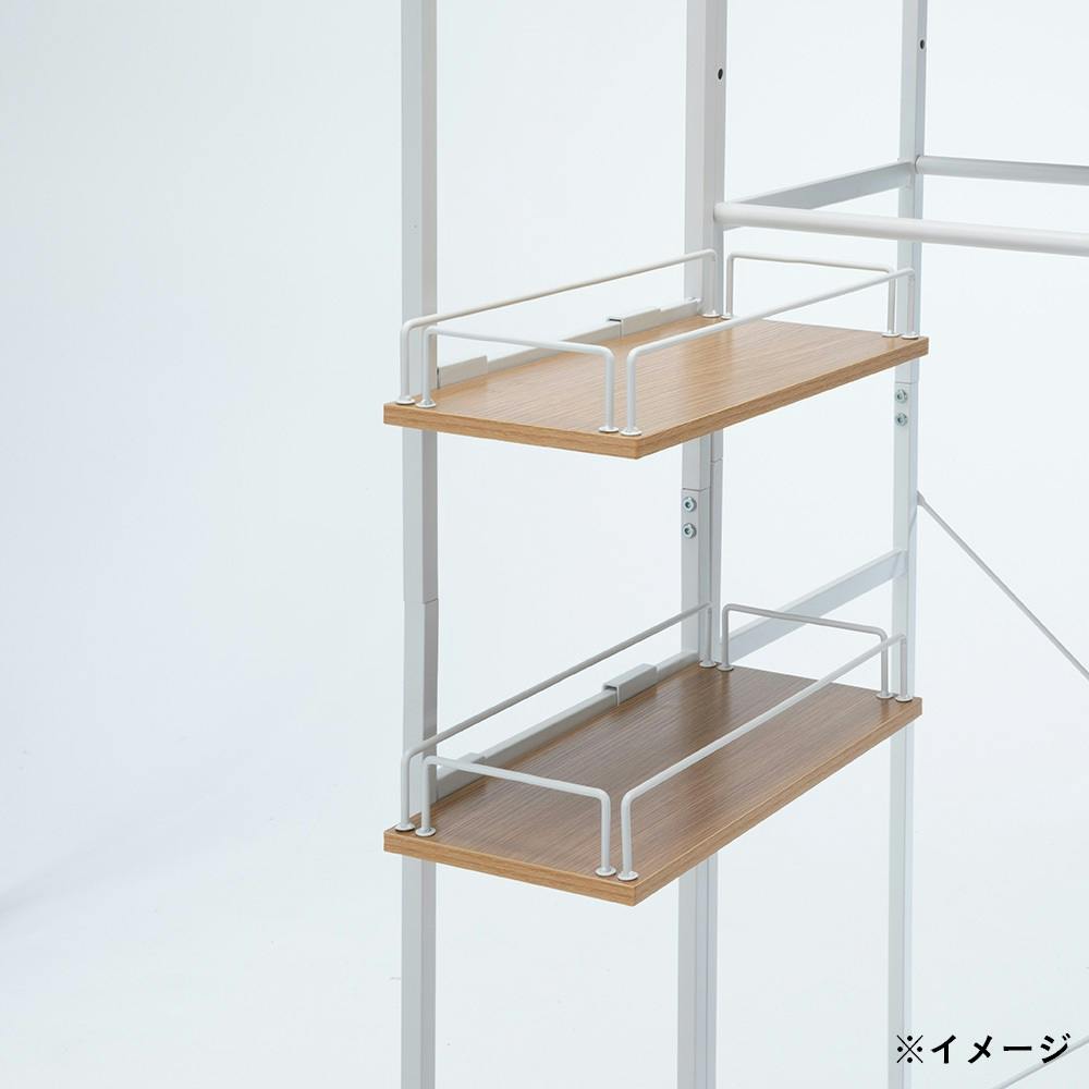 壁面＆すきま収納棚つき バスケットも置ける ランドリーラック ブラック 壁面＆すきま収納棚つき バスケットも置ける ランドリーラック