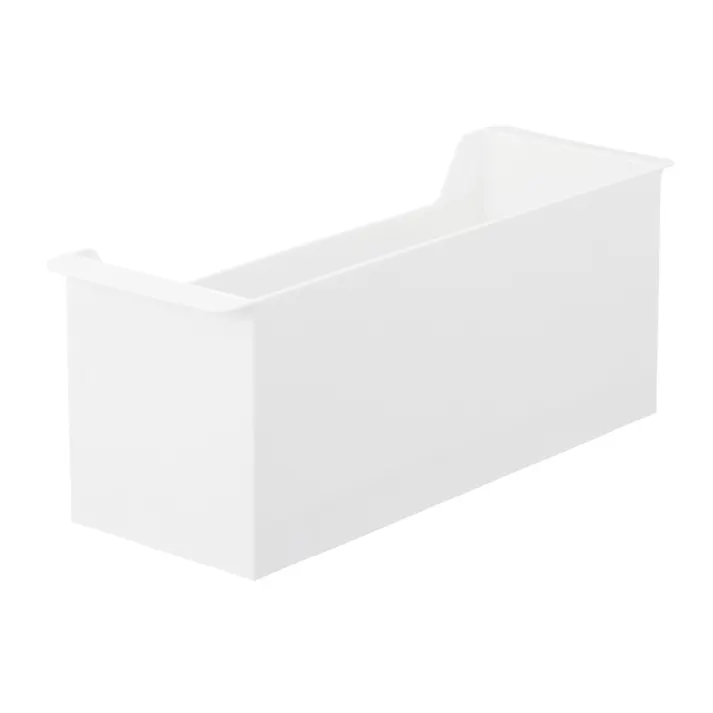 積み重ねできる出し入れしやすい コロ付きランドリー用BOX ホワイト