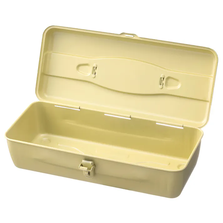 カインズ スチール工具箱 380 ベージュ 幅38cm 奥行16.5cm 高さ11.5cm