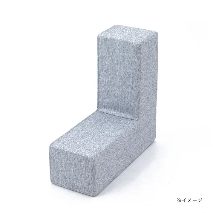 ブロックソファカバー &Pet コーナー ミックスグレー 幅90cm 奥行90cm 高さ36cm 制菌防臭加工 爪の引っかきに強い (カバーのみ)【別送品】