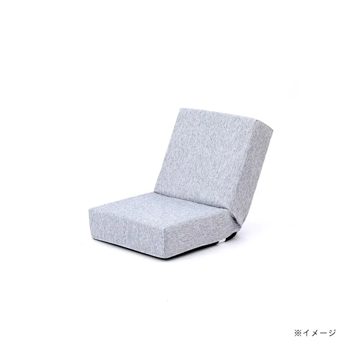 リクライニングできるブロックソファ 専用カバー ミックスグレー 幅60cm 奥行120cm 高さ18cm 制菌防臭加工(カバーのみ)【別送品】