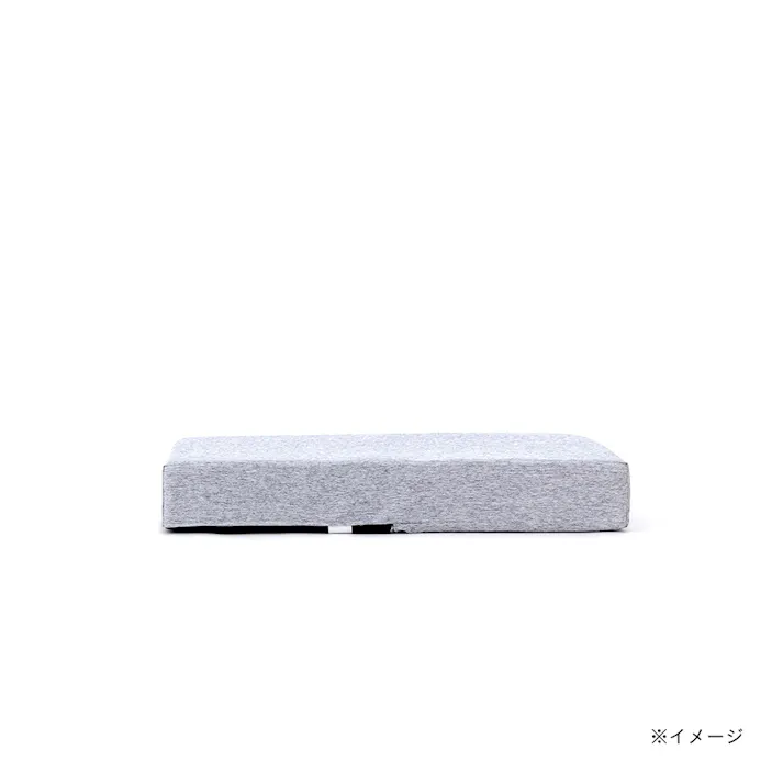 リクライニングできるブロックソファ 専用カバー ミックスグレー 幅60cm 奥行120cm 高さ18cm 制菌防臭加工(カバーのみ)【別送品】