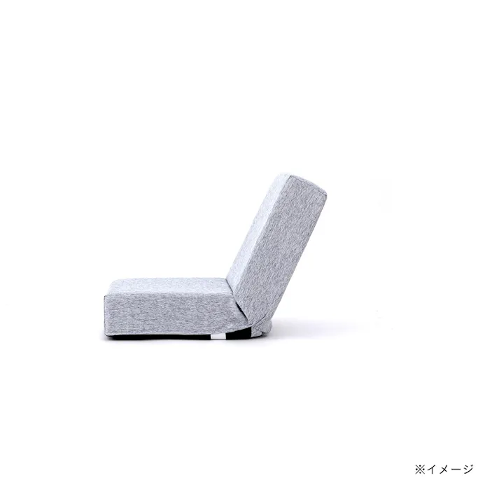 リクライニングできるブロックソファ 専用カバー ミックスグレー 幅60cm 奥行120cm 高さ18cm 制菌防臭加工(カバーのみ)【別送品】