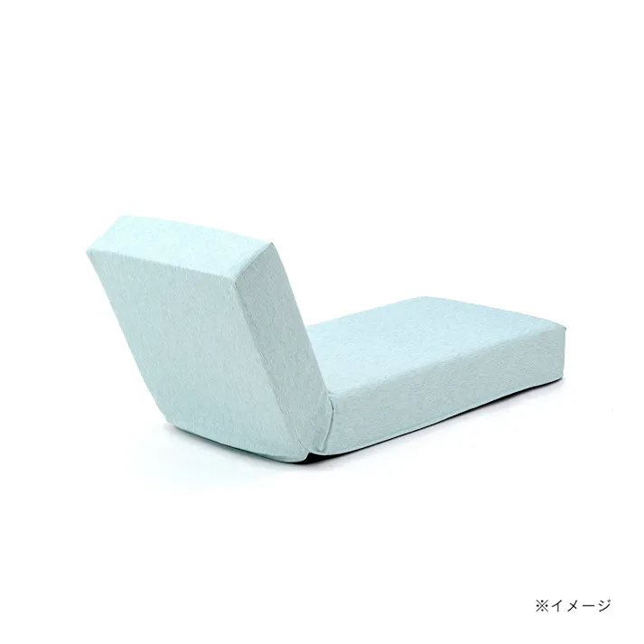 リクライニングできるブロックソファ 専用カバー ミントグリーン 幅60cm 奥行180cm 高さ18cm 制菌防臭加工(カバーのみ)【別送品】