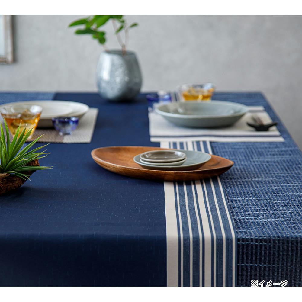 テーブルクロス なごみ ネイビー 120×150cm | インテリア雑貨・生活