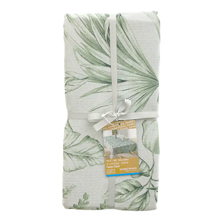 テーブルクロス ピアルモ グリーン 120×120cm