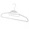すべりにくい起毛加工ハンガー 38cm ホワイト 5本組