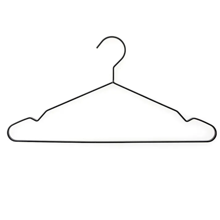 スチールハンガー ブラック 2本組