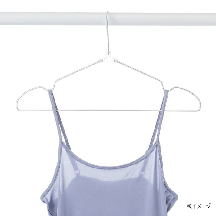 ひも掛け付き回転フック式アルミハンガー 3本組