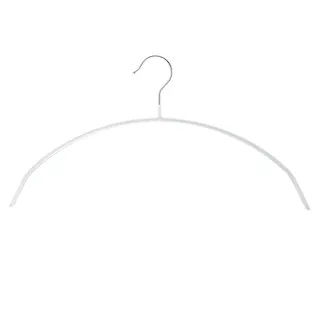 跡がつきにくくすべらないスチールハンガー ホワイト 3本組