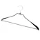 すべらないスチールスーツハンガー ブラック