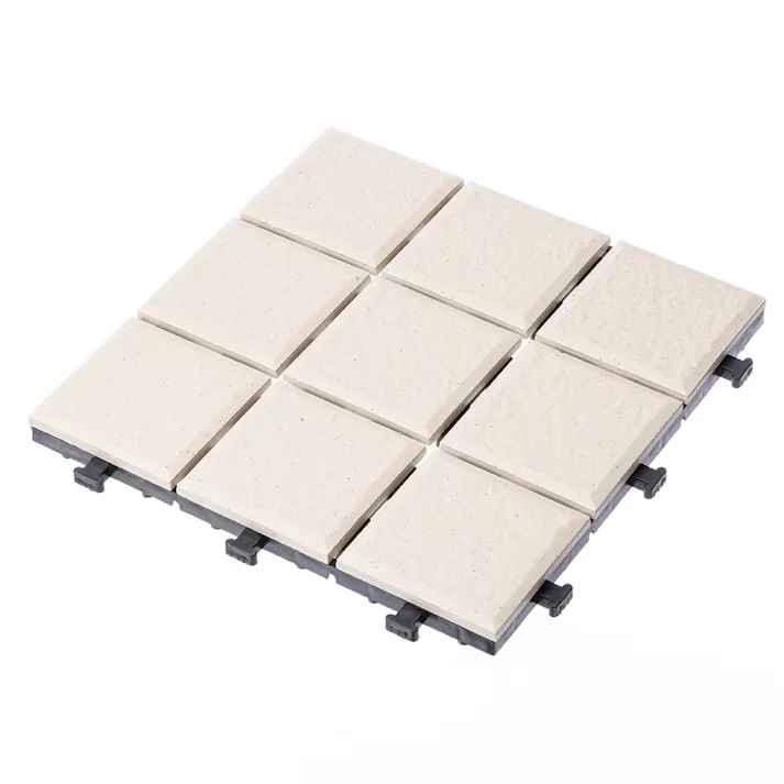 カインズ セラミックジョイントデッキ 9枚貼り ホワイト 6枚入