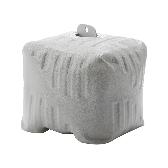 畳めるサンセイルウェイトケース グレー タープ用 サンシェード用 容量5L 持ち運びしやすい