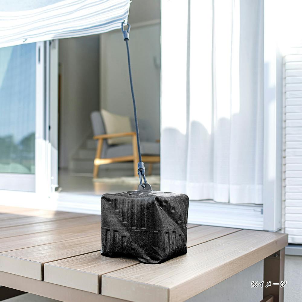 畳めるサンセイルウェイトケース ガーデングリーン タープ用