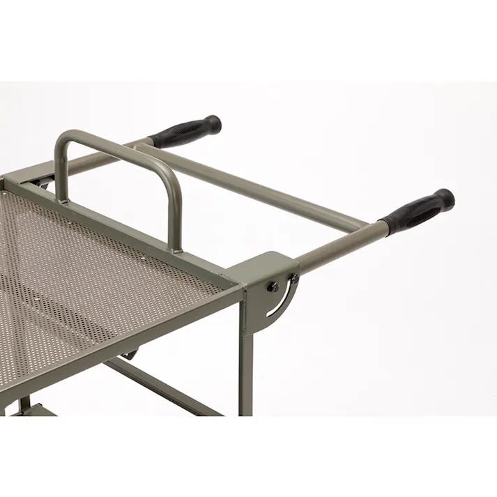 カインズ スチールコンテナ2段二輪車 3個載せ ノーパンク CKN-02DGN