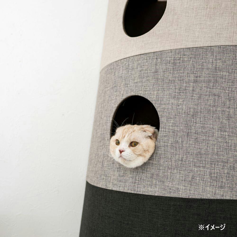 カインズ NECOTA グレー キャットタワー - 猫用品